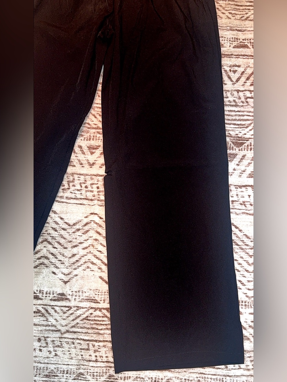 ALO Yoga Black Wide-Leg Relax Fit Pants - Picture 12 of 16